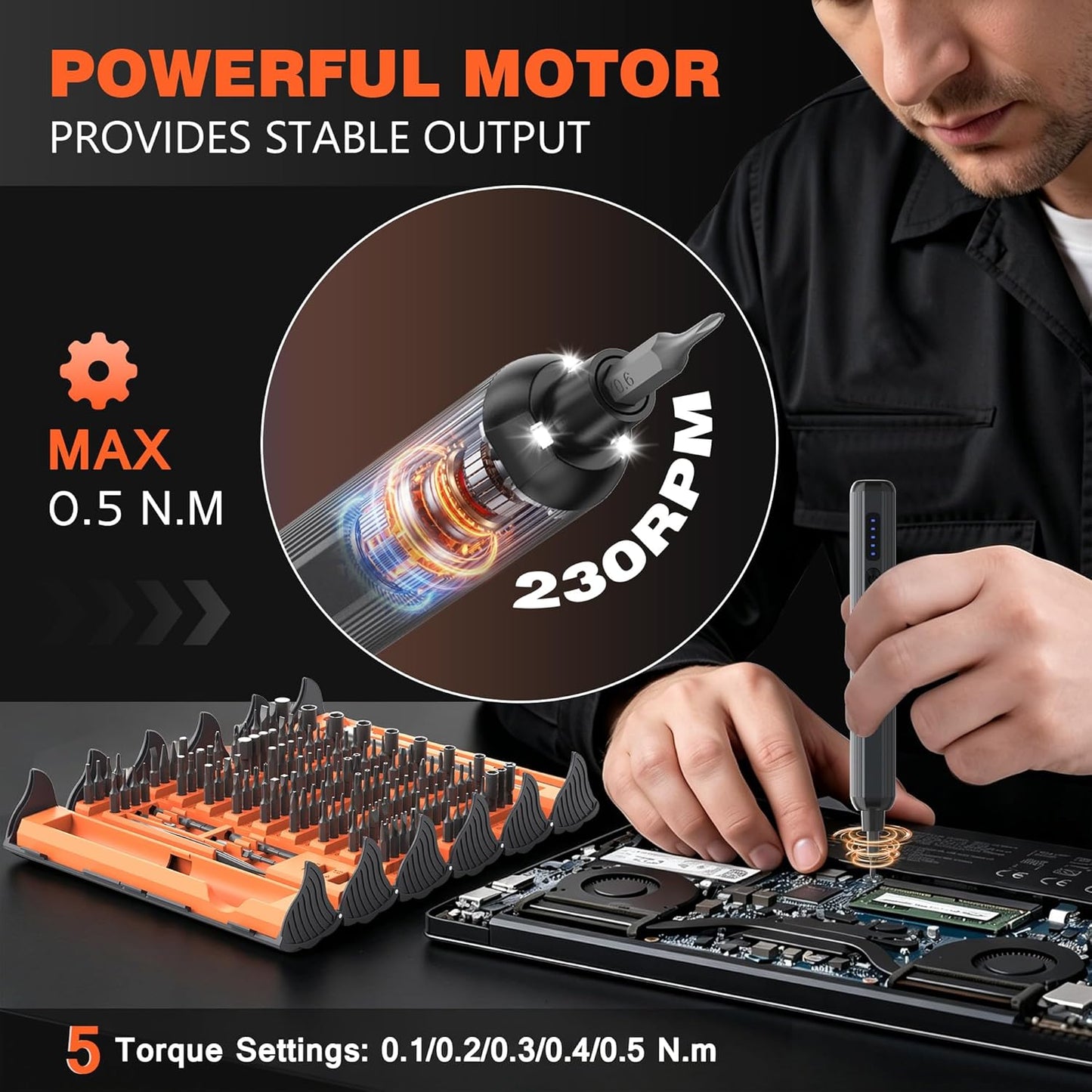 138-IN-1 Electric Screwdriver Set