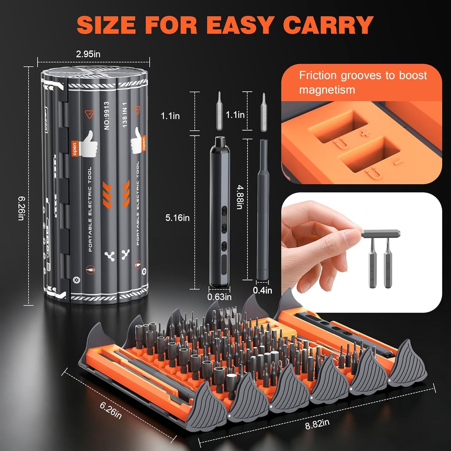 138-IN-1 Electric Screwdriver Set